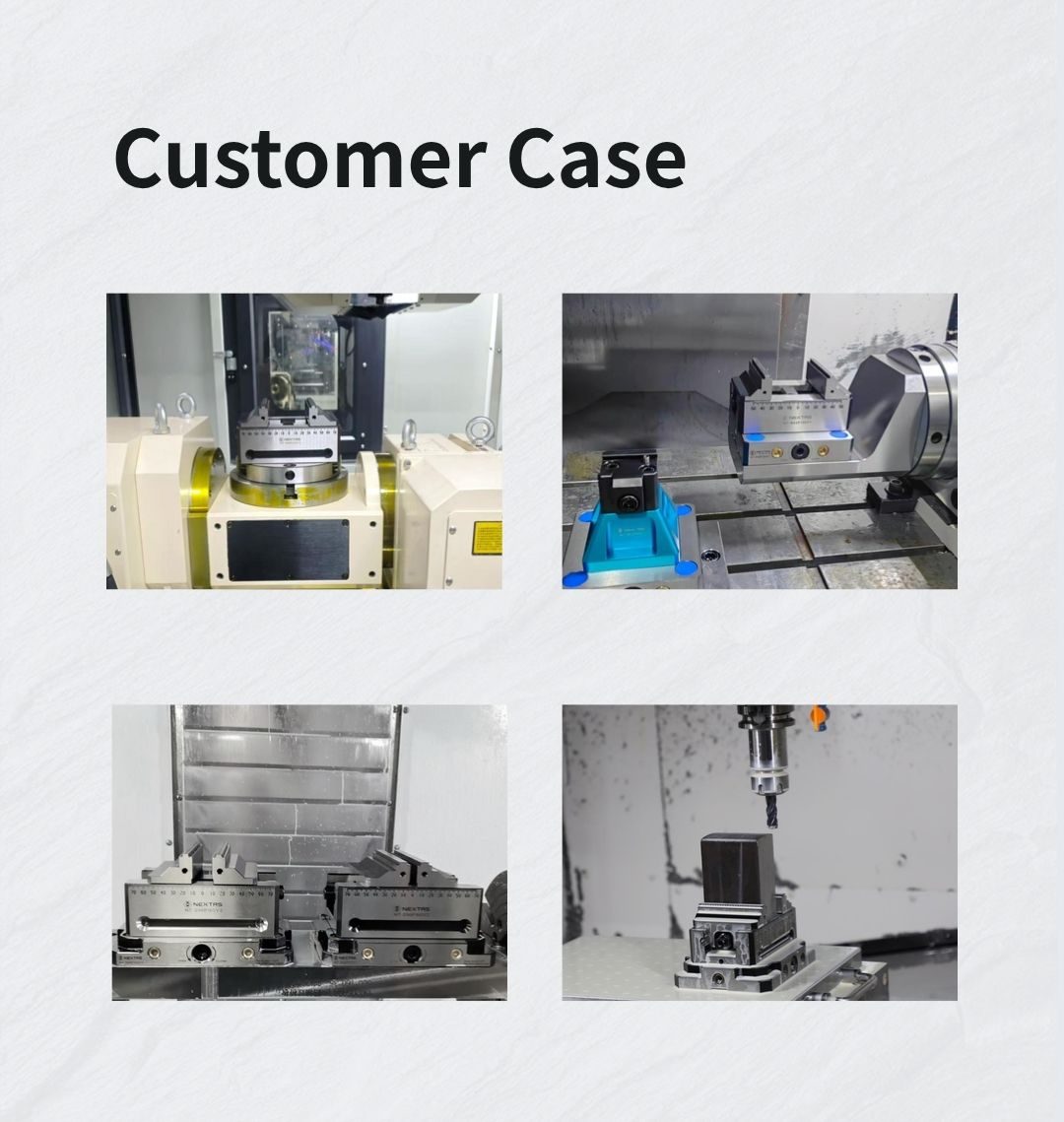 Casos reales de clientes con la placa de punto cero combinada montada en la mesa de la máquina