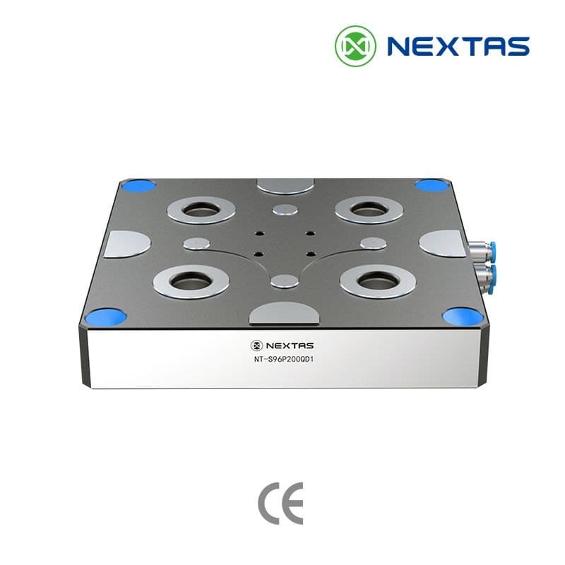 Placa neumática de punto cero Nextas para células robotizadas y almacenes de palés