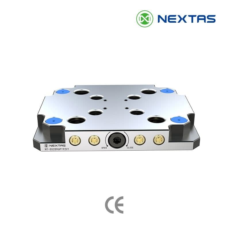 Placa de punto cero Nextas para estandarizar la posición de los utillajes