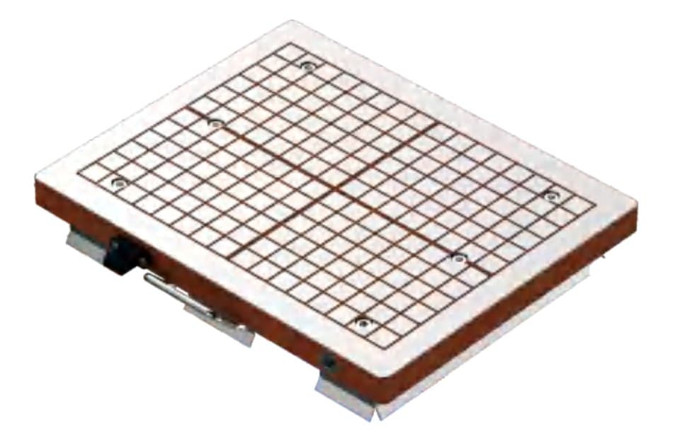 Palet de cambio rápido con superficie reticulada para electroerosión